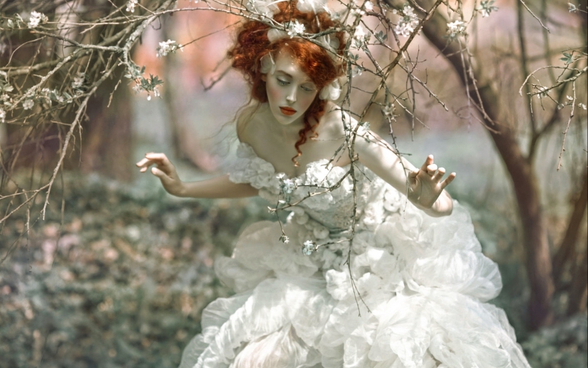 Ninfas del bosque de los mundos mágicos de Lamb Lorek