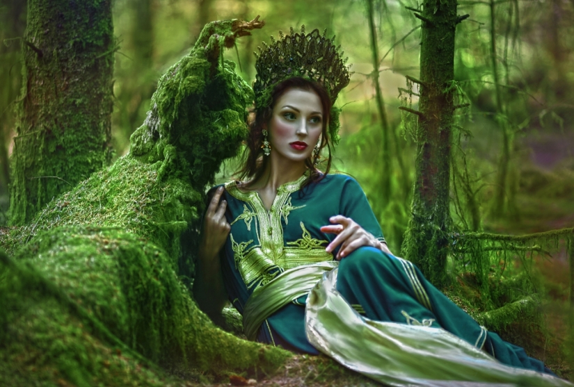 Ninfas del bosque de los mundos mágicos de Lamb Lorek