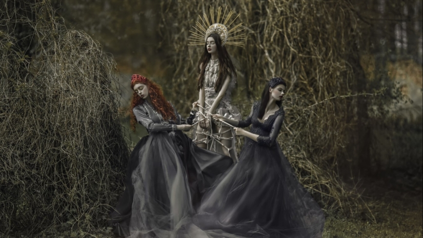 Ninfas del bosque de los mundos mágicos de Lamb Lorek