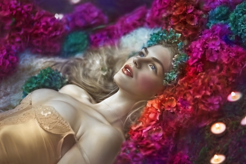 Ninfas del bosque de los mundos mágicos de Lamb Lorek