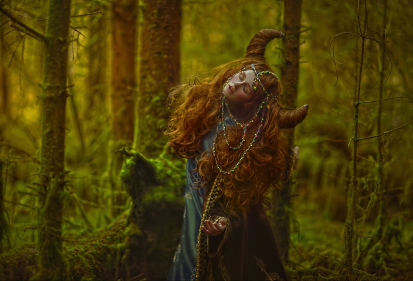 Ninfas del bosque de los mundos mágicos de Lamb Lorek