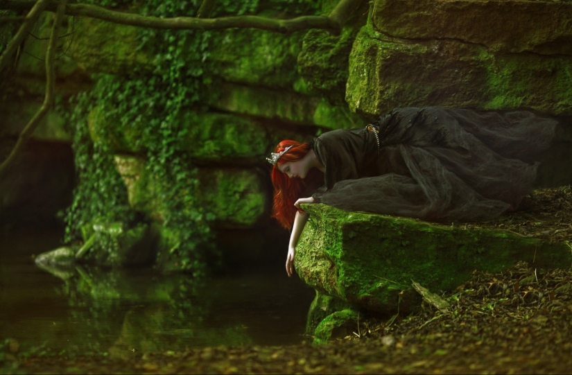 Ninfas del bosque de los mundos mágicos de Lamb Lorek