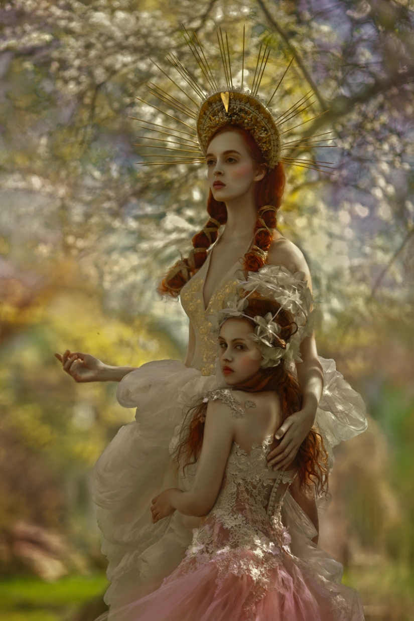 Ninfas del bosque de los mundos mágicos de Lamb Lorek