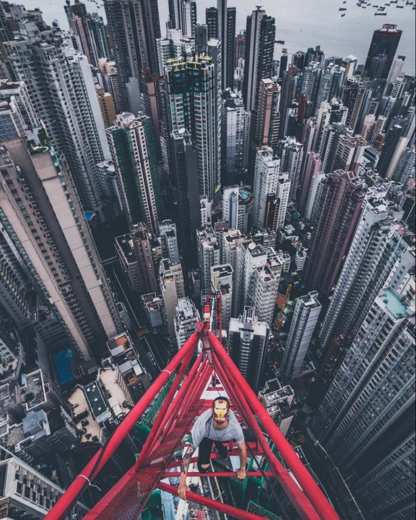 No es para los débiles de corazón: la vista de la jungla urbana de Hong Kong No es para los débiles de corazón: la vista de la jungla urbana de Hong Kong