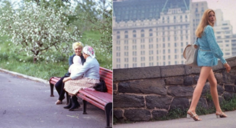 Oriente y Occidente: Fotografías en color de Moscú y Nueva York en 1969 Oriente y Occidente: Fotografías en color de Moscú y Nueva York en 1969