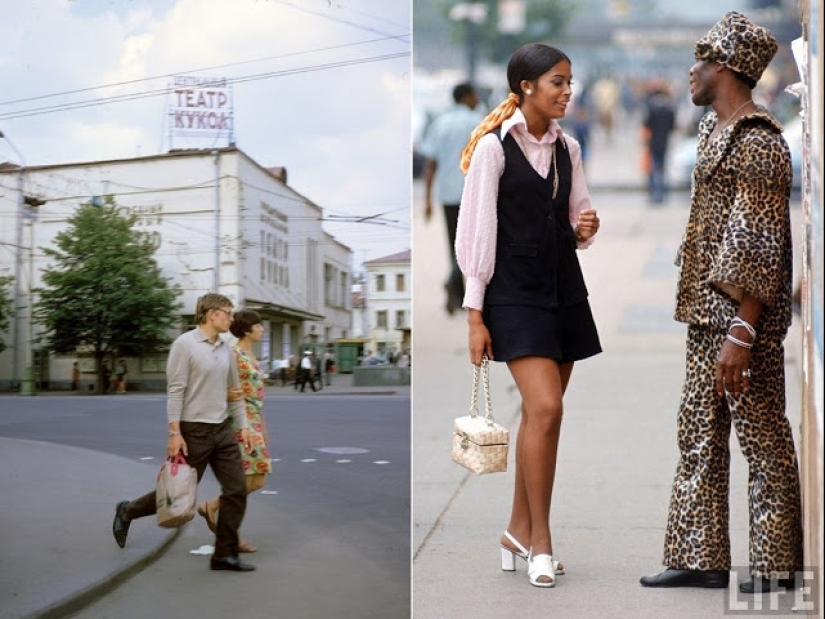 Oriente y Occidente: Fotografías en color de Moscú y Nueva York en 1969 Oriente y Occidente: Fotografías en color de Moscú y Nueva York en 1969