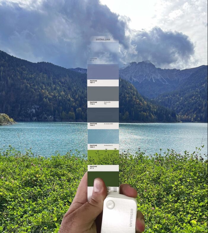 Pantone In The Wild: el diseñador combina los colores Pantone con paisajes y ciudades naturales