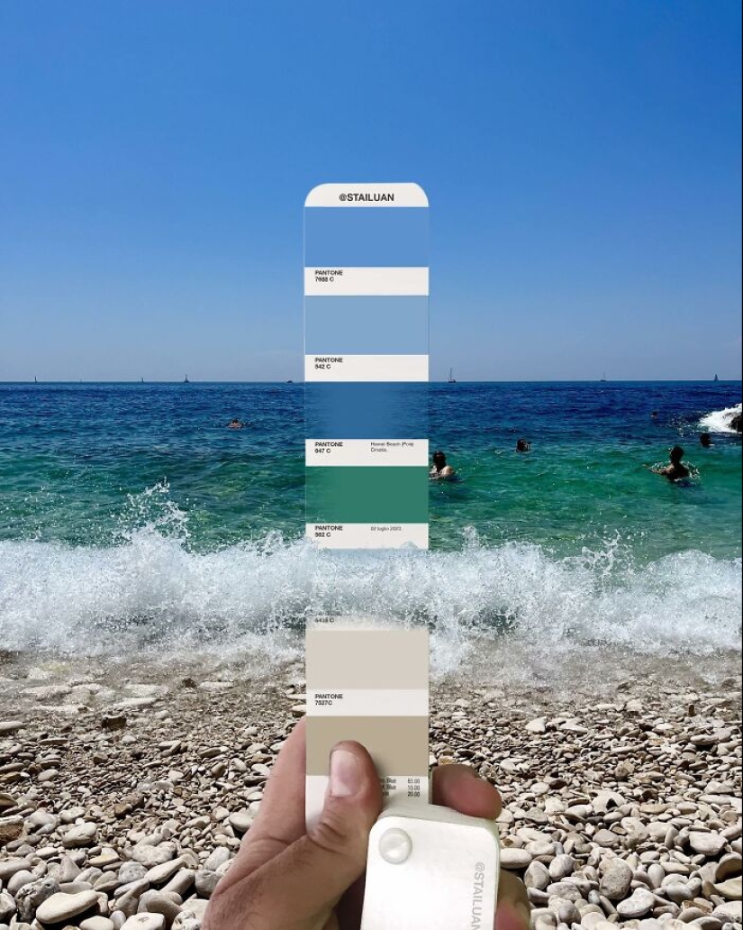 Pantone In The Wild: el diseñador combina los colores Pantone con paisajes y ciudades naturales