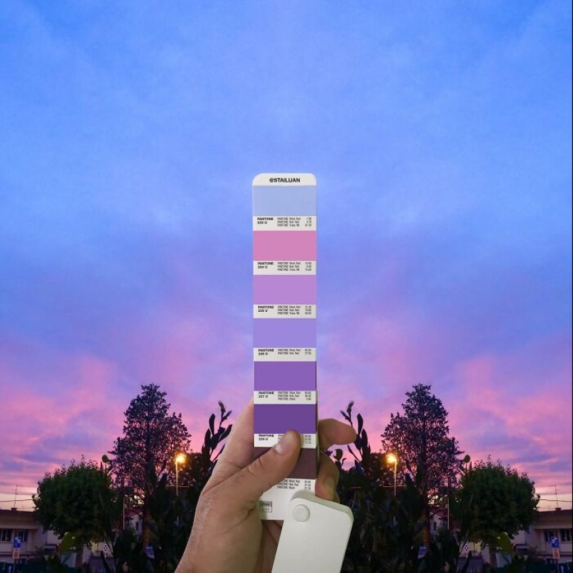 Pantone In The Wild: el diseñador combina los colores Pantone con paisajes y ciudades naturales