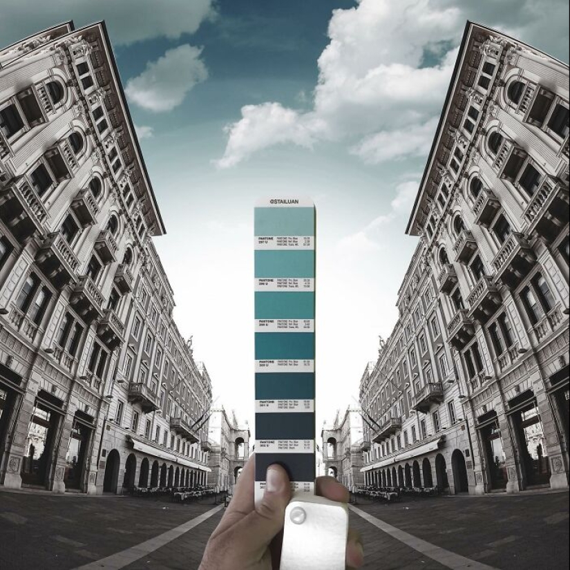 Pantone In The Wild: el diseñador combina los colores Pantone con paisajes y ciudades naturales