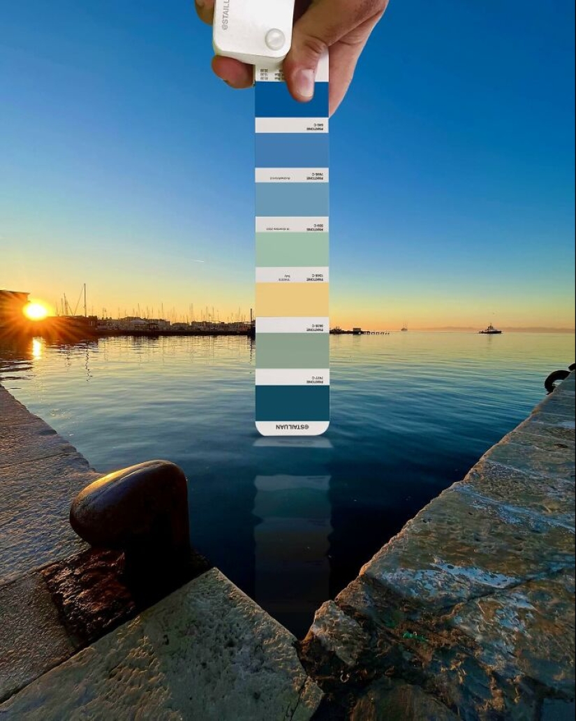 Pantone In The Wild: el diseñador combina los colores Pantone con paisajes y ciudades naturales