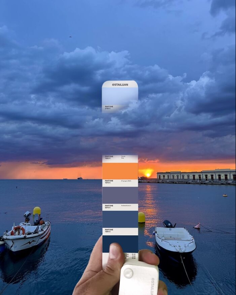 Pantone In The Wild: Designer Matches Pantone Colors To Natural Landscapes And Cities