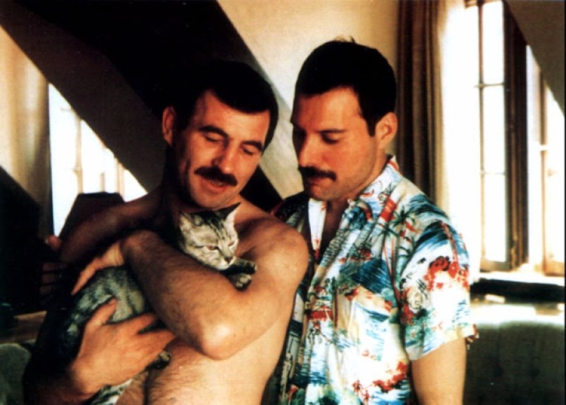 Personal photos of Freddie Mercury and his boyfriend of the 1980s Personal photos of Freddie Mercury and his boyfriend of the 1980s