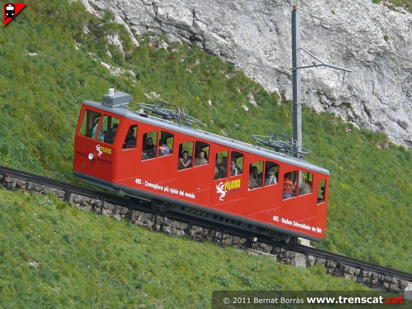 Pilatusban — the steepest railway in the world Pilatusban — the steepest railway in the world