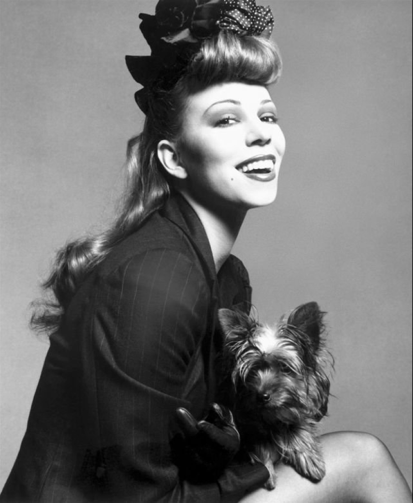 Rare pictures of young Mariah Carey in the 90-ies Rare pictures of young Mariah Carey in the 90-ies