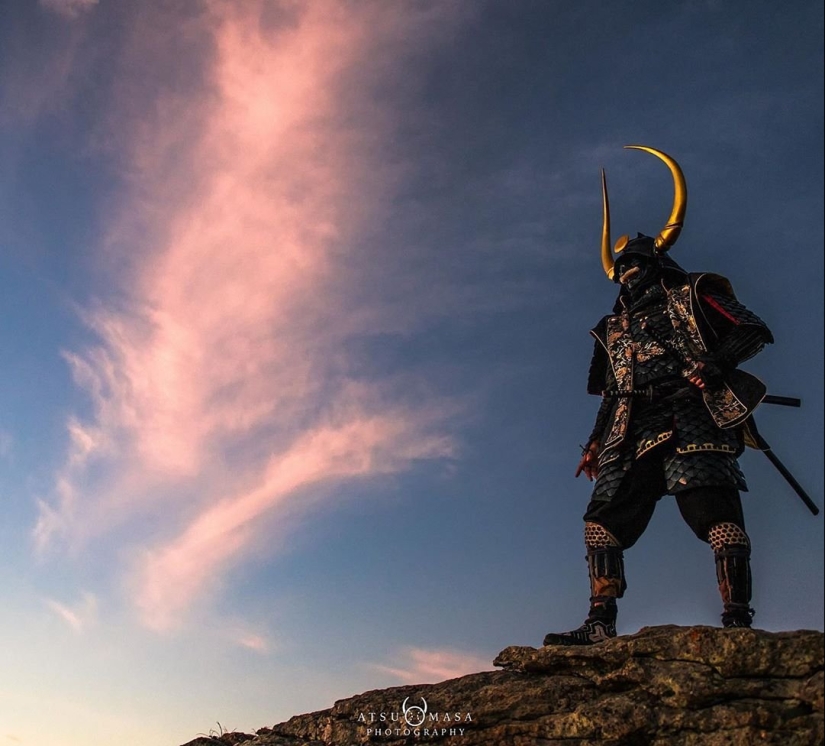 Samurai viajero en el tiempo en el proyecto Atsushi Kobayashi