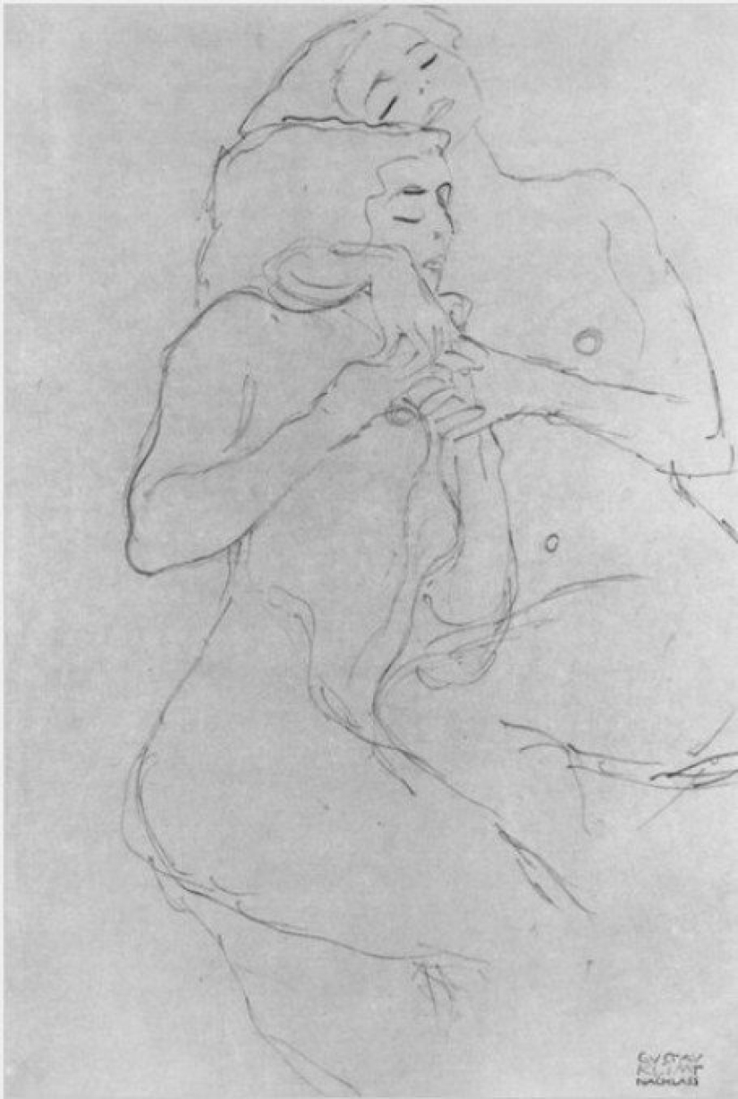 Scandalous erotic drawings by Gustav Klimt Scandalous erotic drawings by Gustav Klimt