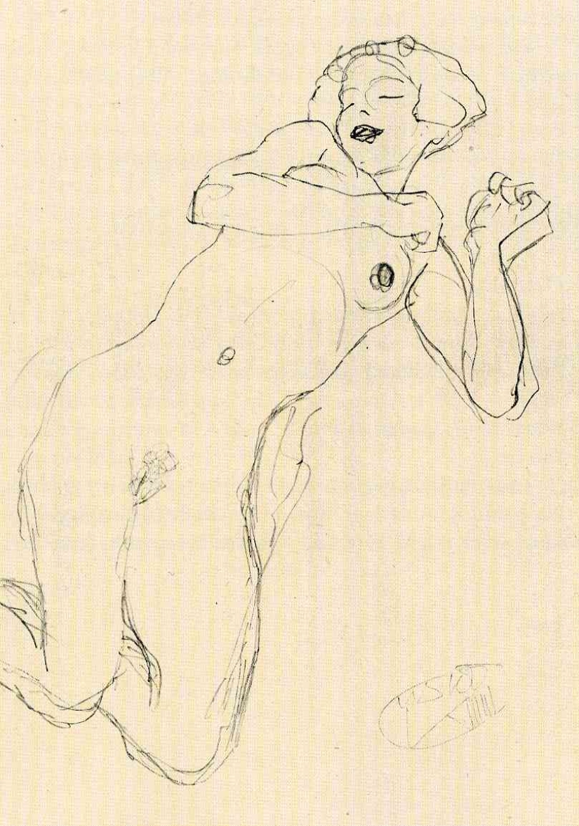 Scandalous erotic drawings by Gustav Klimt Scandalous erotic drawings by Gustav Klimt