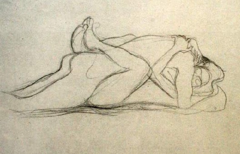Scandalous erotic drawings by Gustav Klimt Scandalous erotic drawings by Gustav Klimt