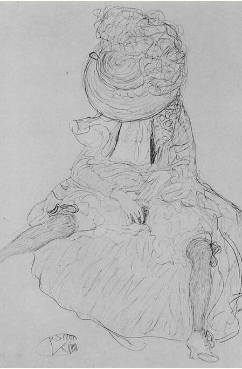 Scandalous erotic drawings by Gustav Klimt Scandalous erotic drawings by Gustav Klimt