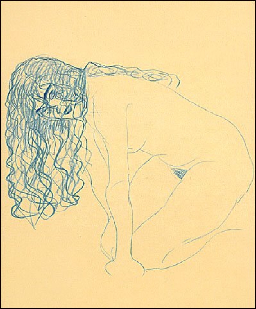 Scandalous erotic drawings by Gustav Klimt Scandalous erotic drawings by Gustav Klimt