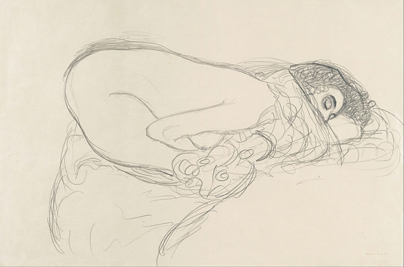 Scandalous erotic drawings by Gustav Klimt Scandalous erotic drawings by Gustav Klimt