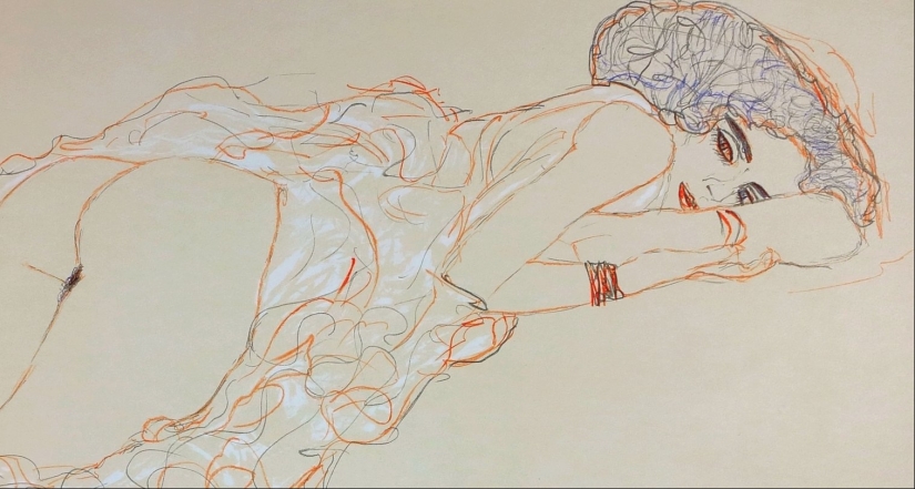 Scandalous erotic drawings by Gustav Klimt Scandalous erotic drawings by Gustav Klimt