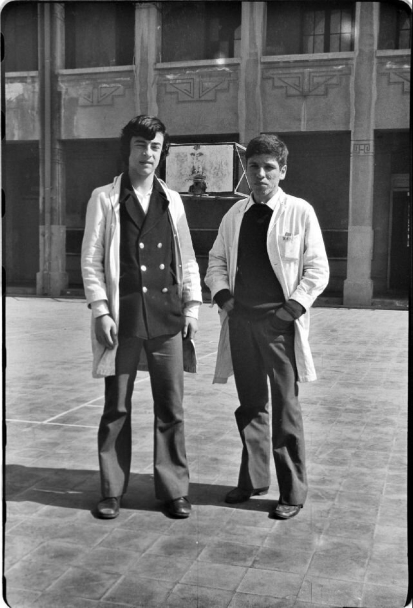 Se parecía a la capital Chilena de la juventud en los años 70