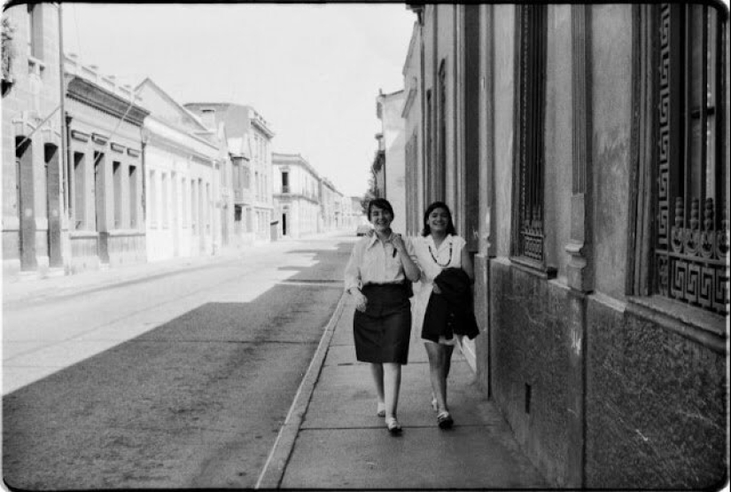 Se parecía a la capital Chilena de la juventud en los años 70