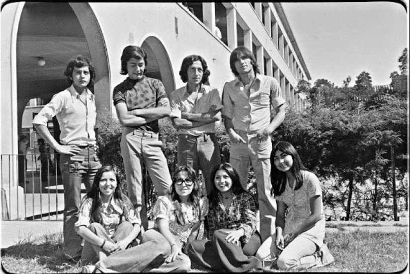 Se parecía a la capital Chilena de la juventud en los años 70