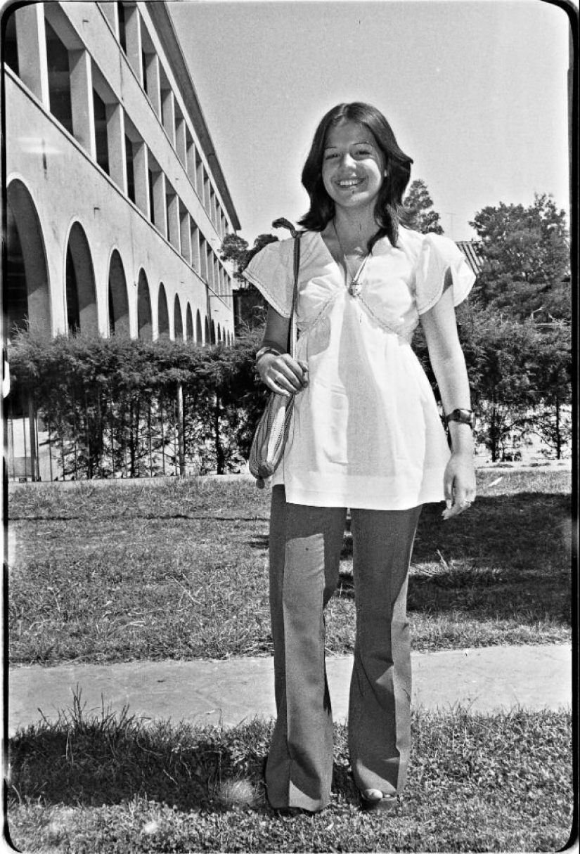 Se parecía a la capital Chilena de la juventud en los años 70