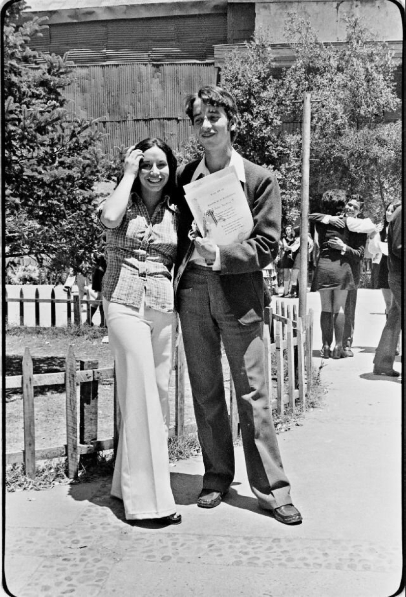 Se parecía a la capital Chilena de la juventud en los años 70