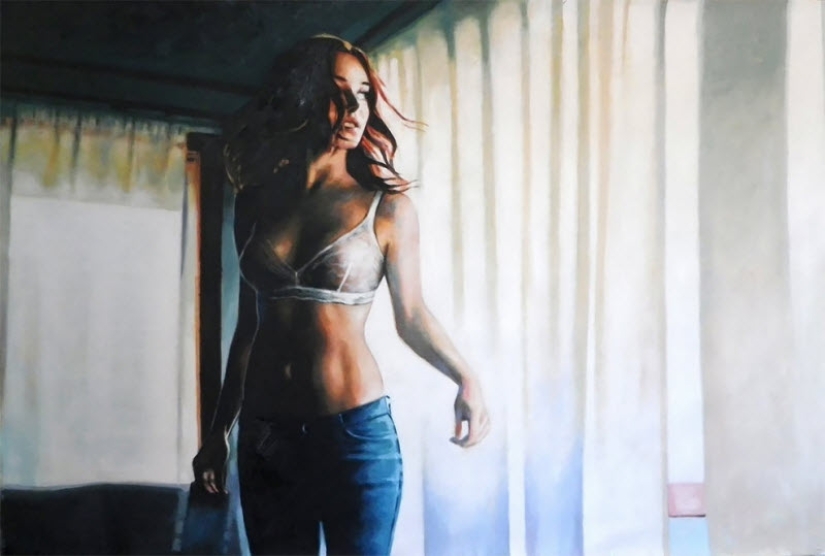 Sensual oil paintings by Thomas Saliot Sensual oil paintings by Thomas Saliot