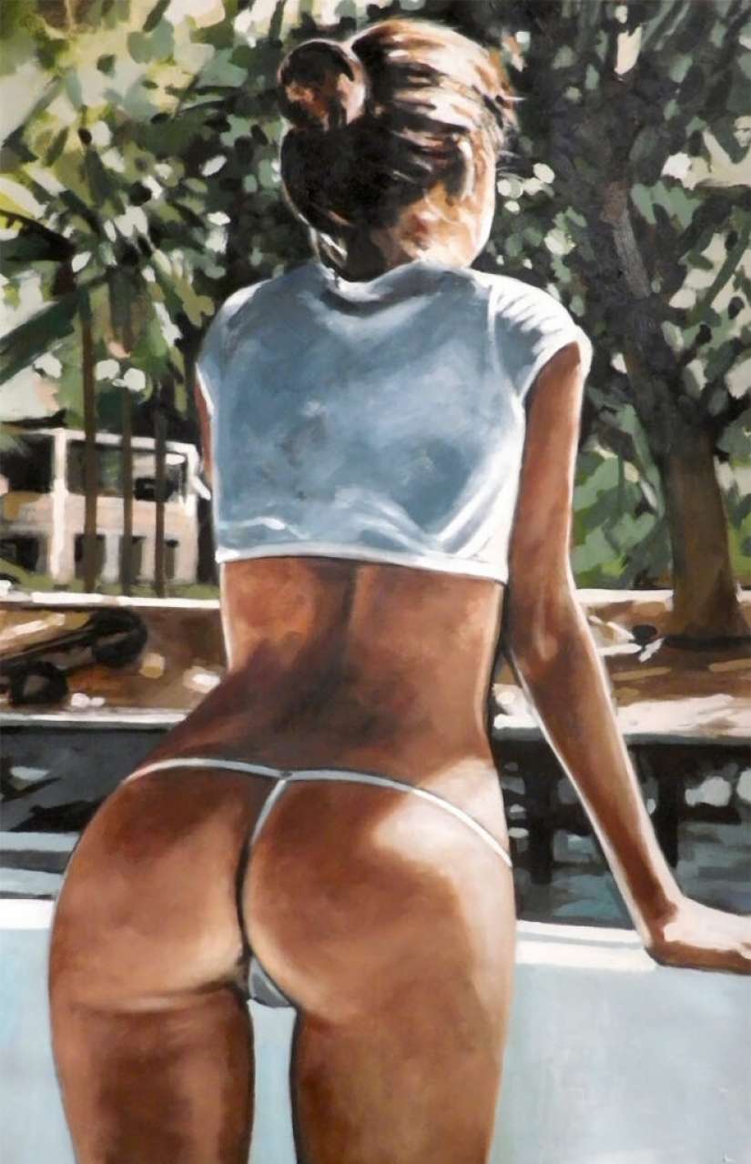 Sensual oil paintings by Thomas Saliot Sensual oil paintings by Thomas Saliot
