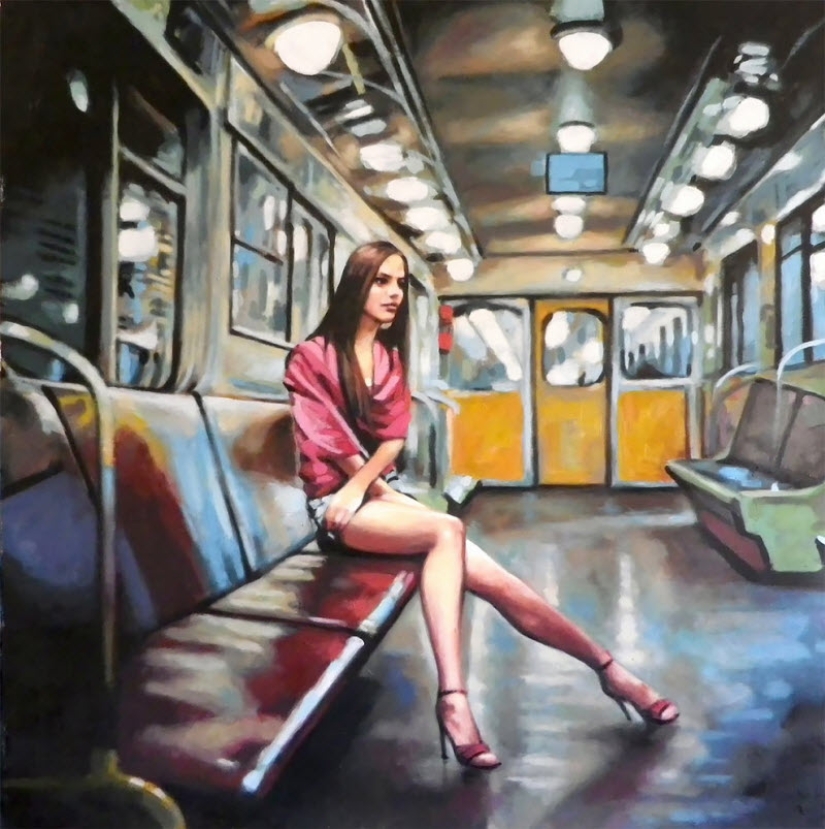 Sensual oil paintings by Thomas Saliot Sensual oil paintings by Thomas Saliot