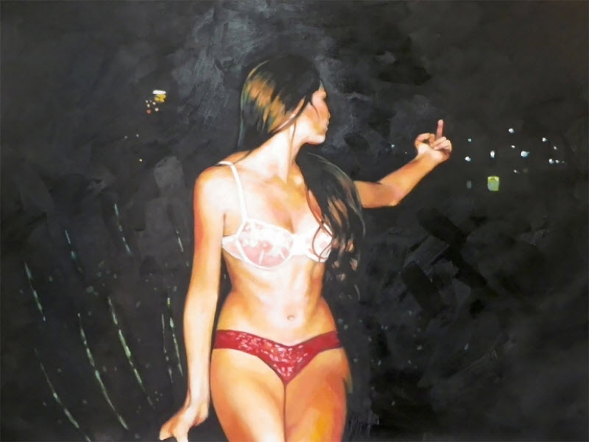Sensual oil paintings by Thomas Saliot Sensual oil paintings by Thomas Saliot