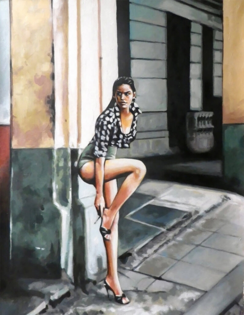 Sensual oil paintings by Thomas Saliot Sensual oil paintings by Thomas Saliot