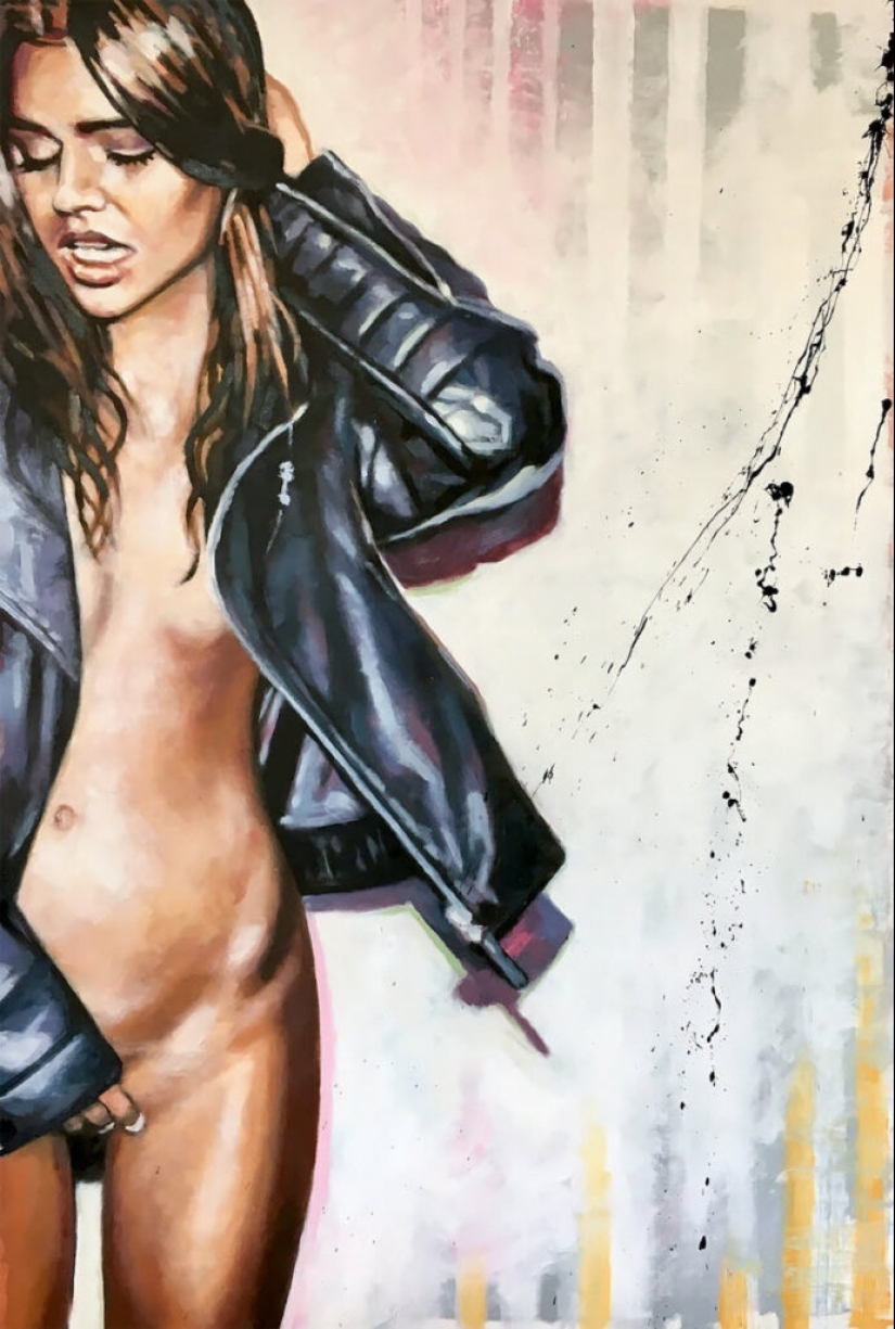 Sensual oil paintings by Thomas Saliot Sensual oil paintings by Thomas Saliot