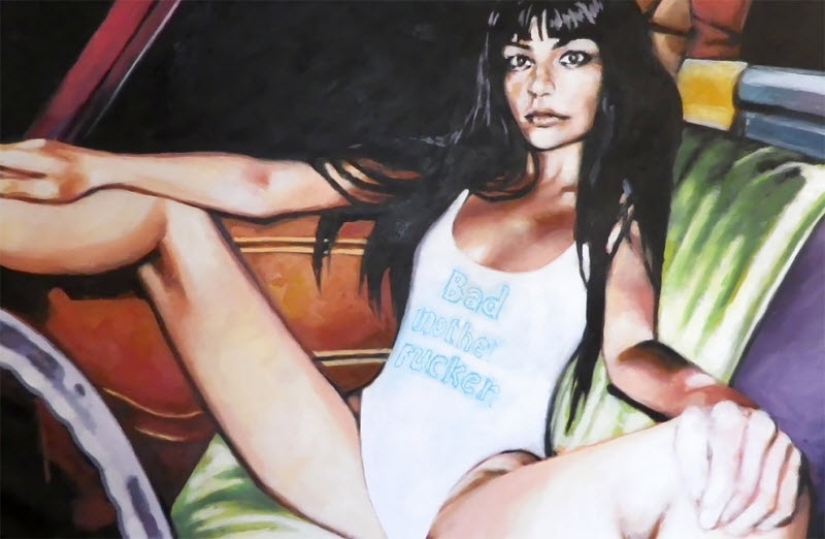 Sensual oil paintings by Thomas Saliot Sensual oil paintings by Thomas Saliot