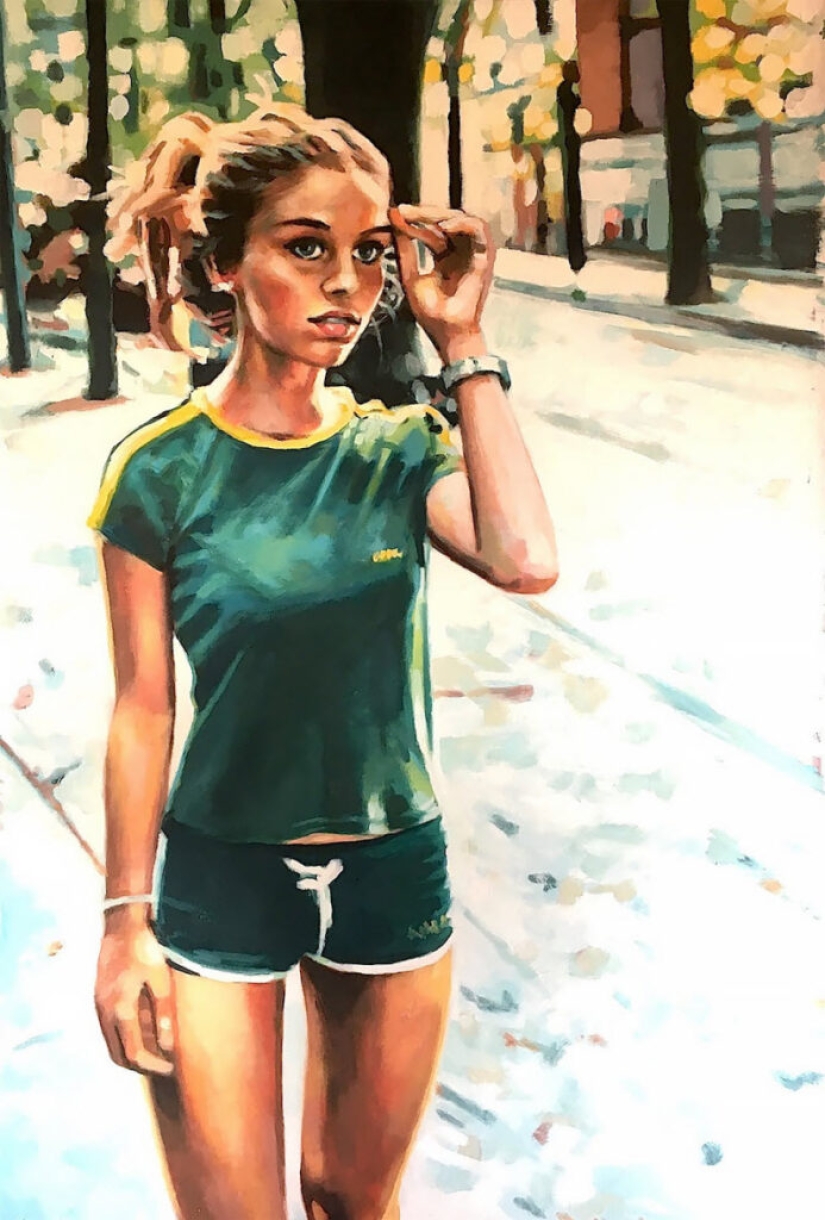 Sensual oil paintings by Thomas Saliot Sensual oil paintings by Thomas Saliot