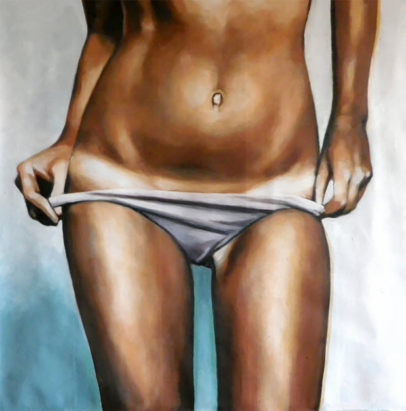 Sensual oil paintings by Thomas Saliot Sensual oil paintings by Thomas Saliot