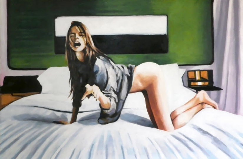 Sensual oil paintings by Thomas Saliot Sensual oil paintings by Thomas Saliot