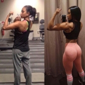 Sentado: 13 fotos de chicas antes y después de que comenzaron a practicar deportes