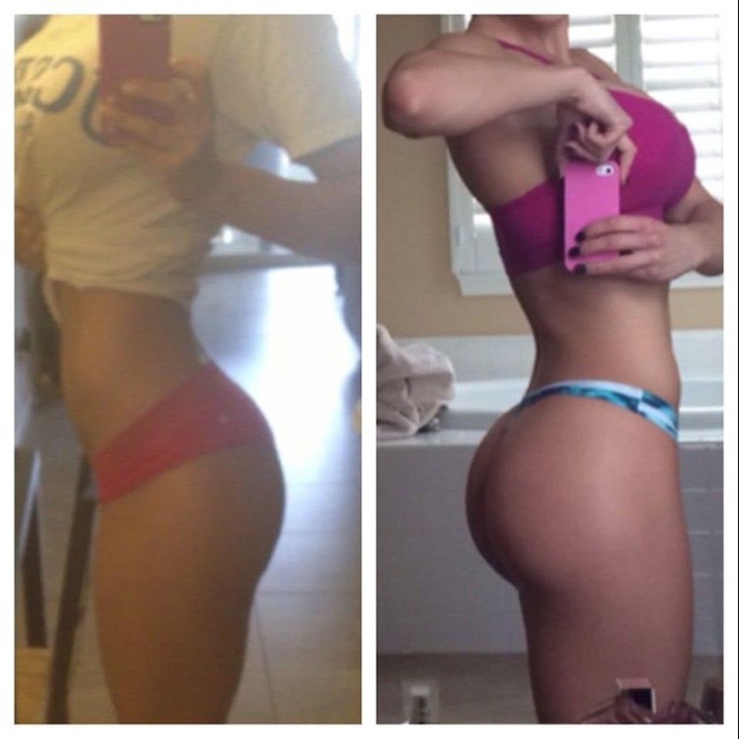 Sentado: 13 fotos de chicas antes y después de que comenzaron a practicar deportes