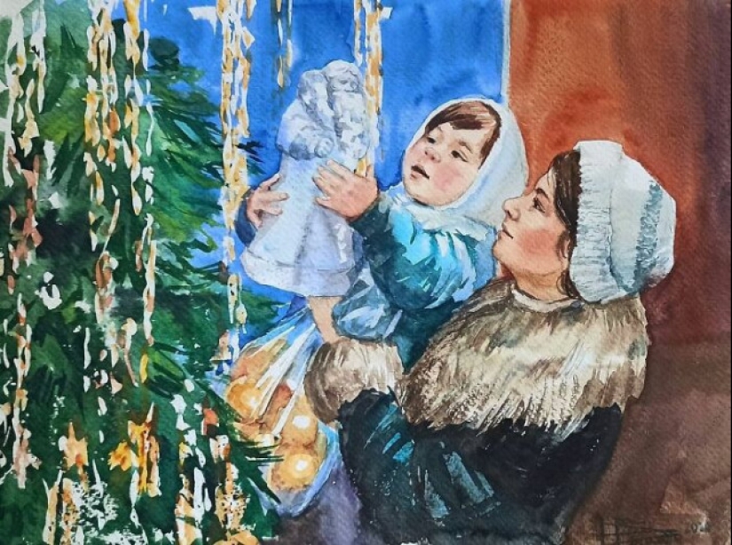 Simple human happiness in the paintings of Nastasia Chudakova Simple human happiness in the paintings of Nastasia Chudakova