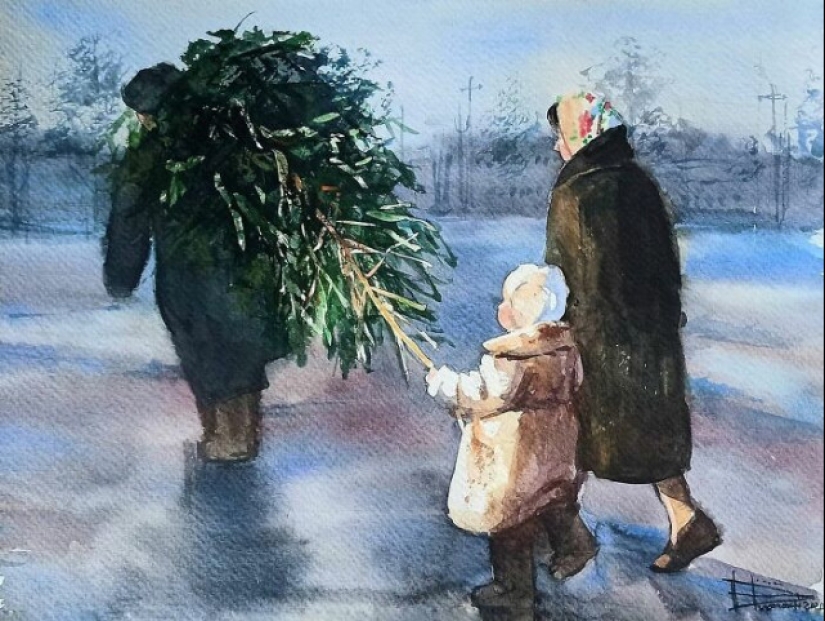 Simple human happiness in the paintings of Nastasia Chudakova Simple human happiness in the paintings of Nastasia Chudakova