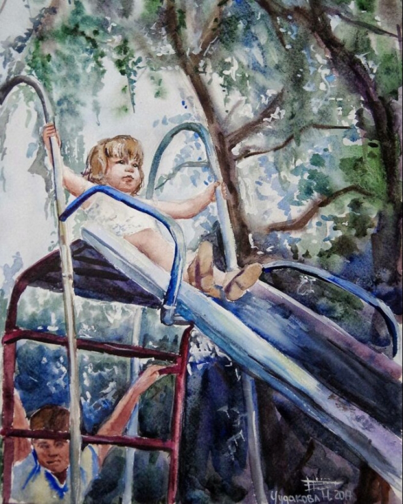Simple human happiness in the paintings of Nastasia Chudakova Simple human happiness in the paintings of Nastasia Chudakova