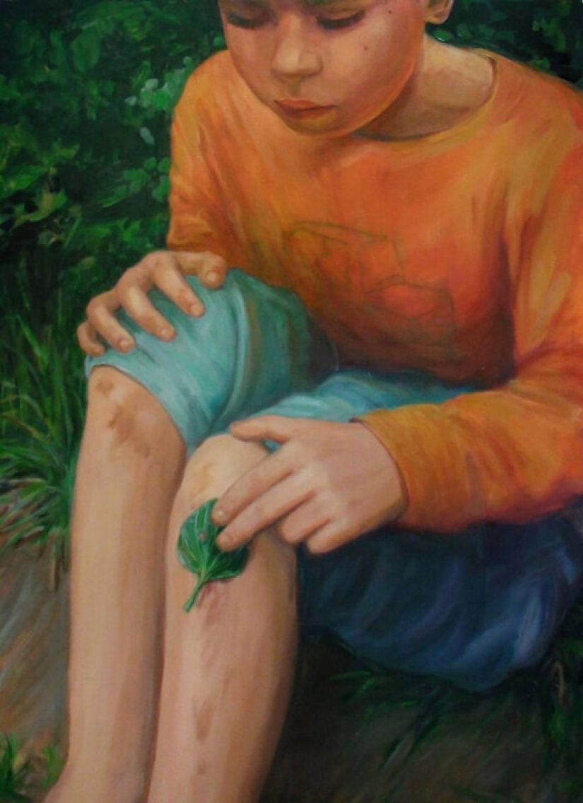 Simple human happiness in the paintings of Nastasia Chudakova Simple human happiness in the paintings of Nastasia Chudakova