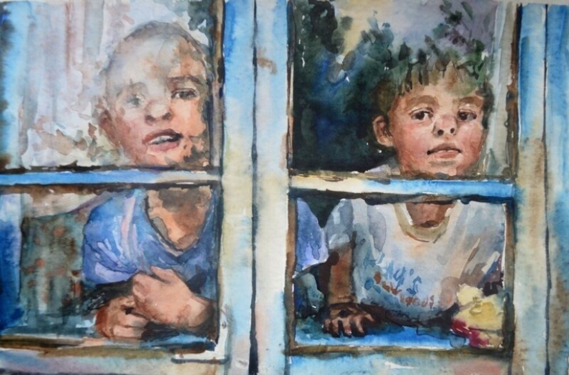 Simple human happiness in the paintings of Nastasia Chudakova Simple human happiness in the paintings of Nastasia Chudakova