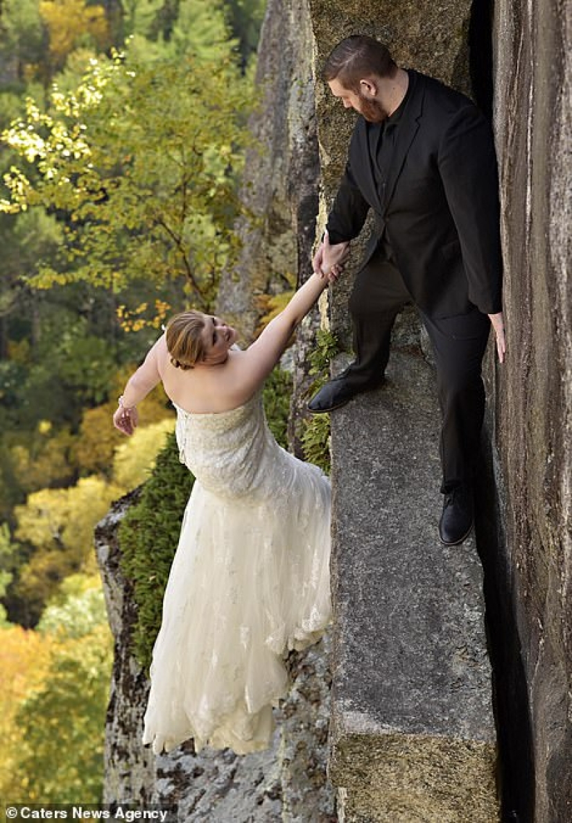 Sin miedo amor: la ceremonia de la boda en la más extrema y lugares insólitos. Sin miedo amor: la ceremonia de la boda en la más extrema y lugares insólitos.